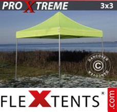 Reklamtält FleXtents Xtreme 3x3m Neongul/Grön